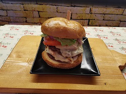 Double decker burger απλό